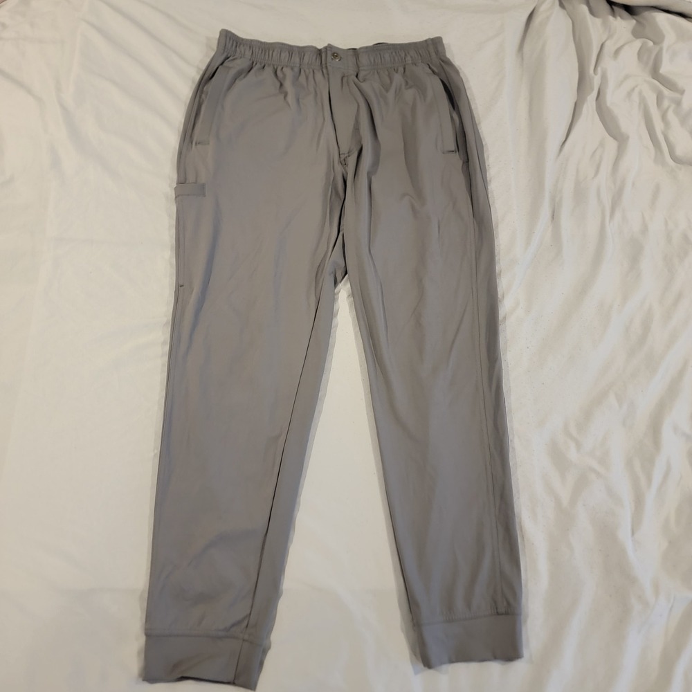 Duluth Joggers Mens 32-34x30 Gray Nylon Stretch Outdoors Hiking Pants Comfort - Picture 2 of 6